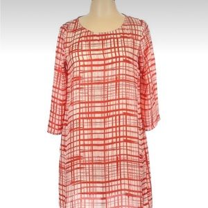 BB Dakota red shift dress